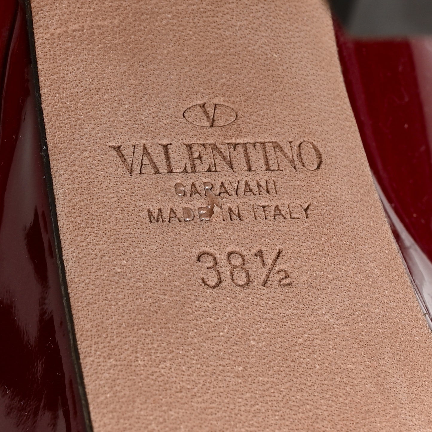 Patent Tan-Go 50/120mm Platform Pumps 38.5 Cerise