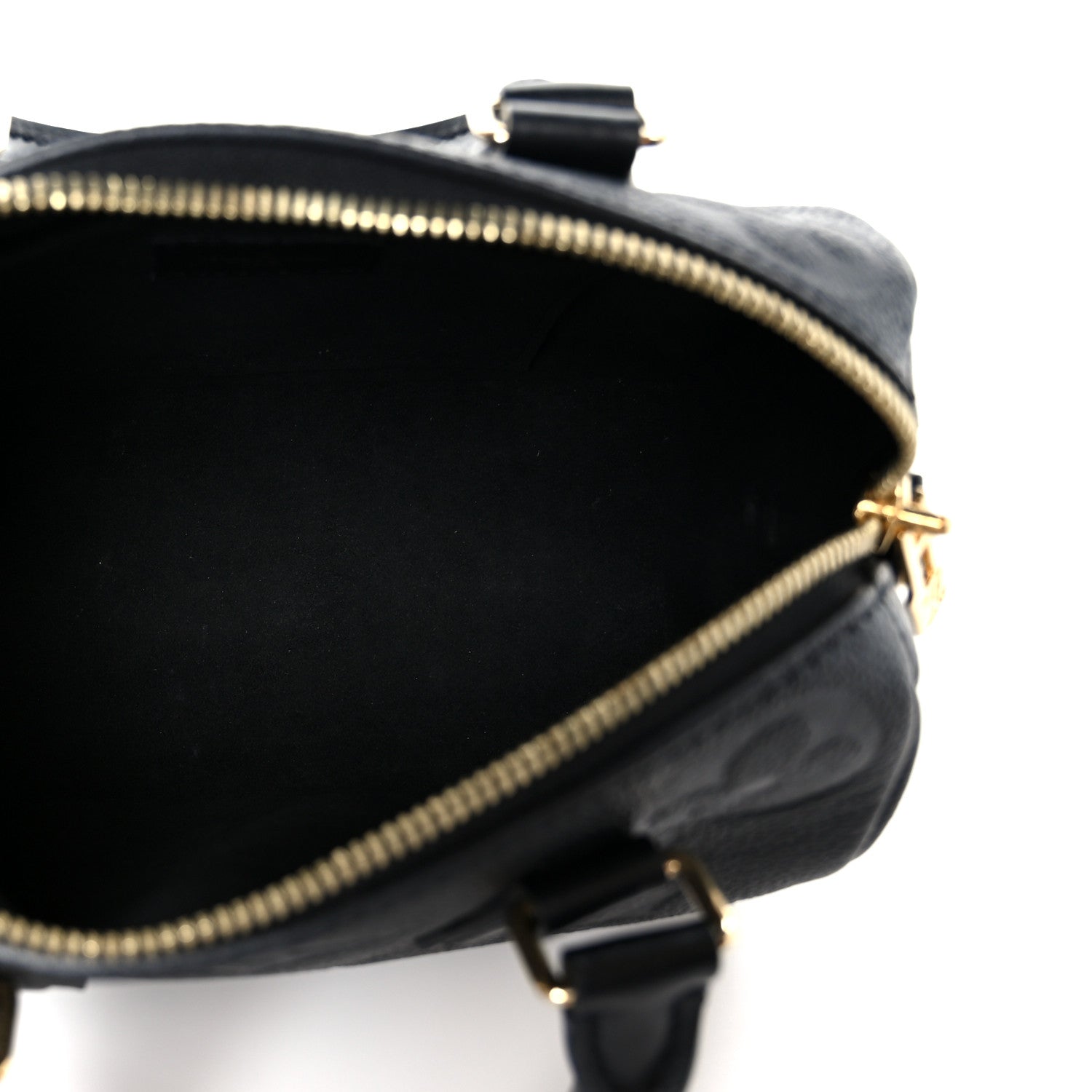 Louis Vuitton Empreinte Monogram Giant Speedy Bandouliere 20 Black 5 of 12
