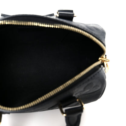 Louis Vuitton Empreinte Monogram Giant Speedy Bandouliere 20 Black 5 of 12