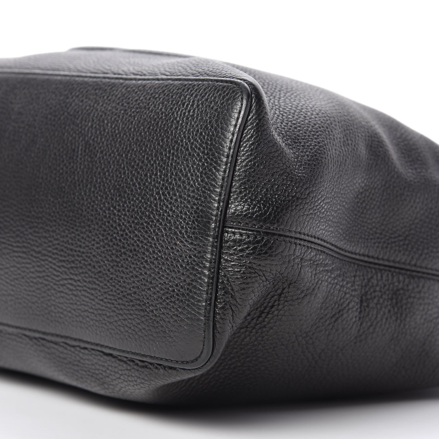 Gucci Pebbled Calfskin Large Soho Hobo Black 7 of 10