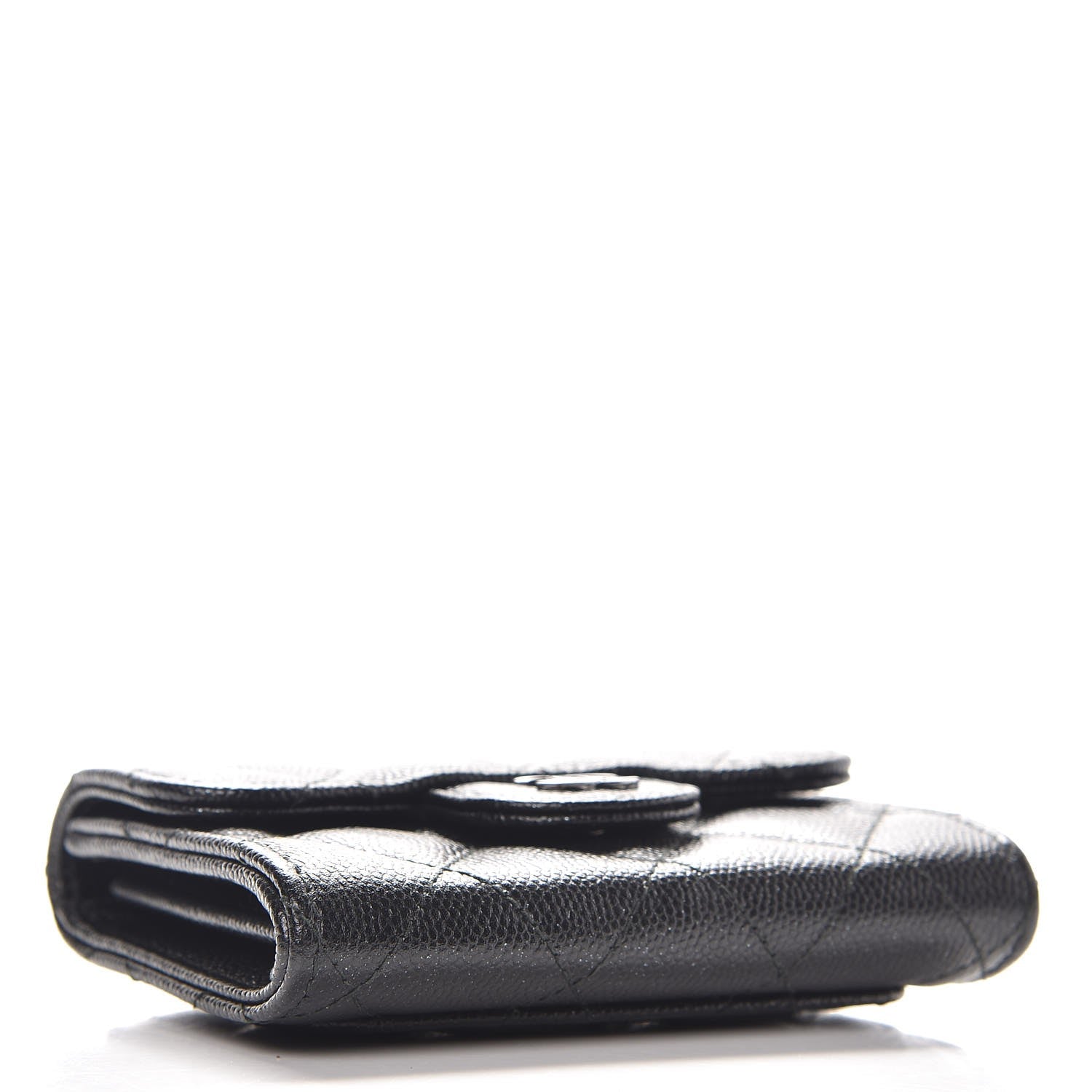 Chanel Iridescent Caviar Quilted Card Holder Black 4 of 9