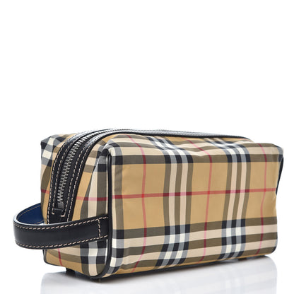 Burberry Horseferry Check Cosmetic Case Black 3 of 7