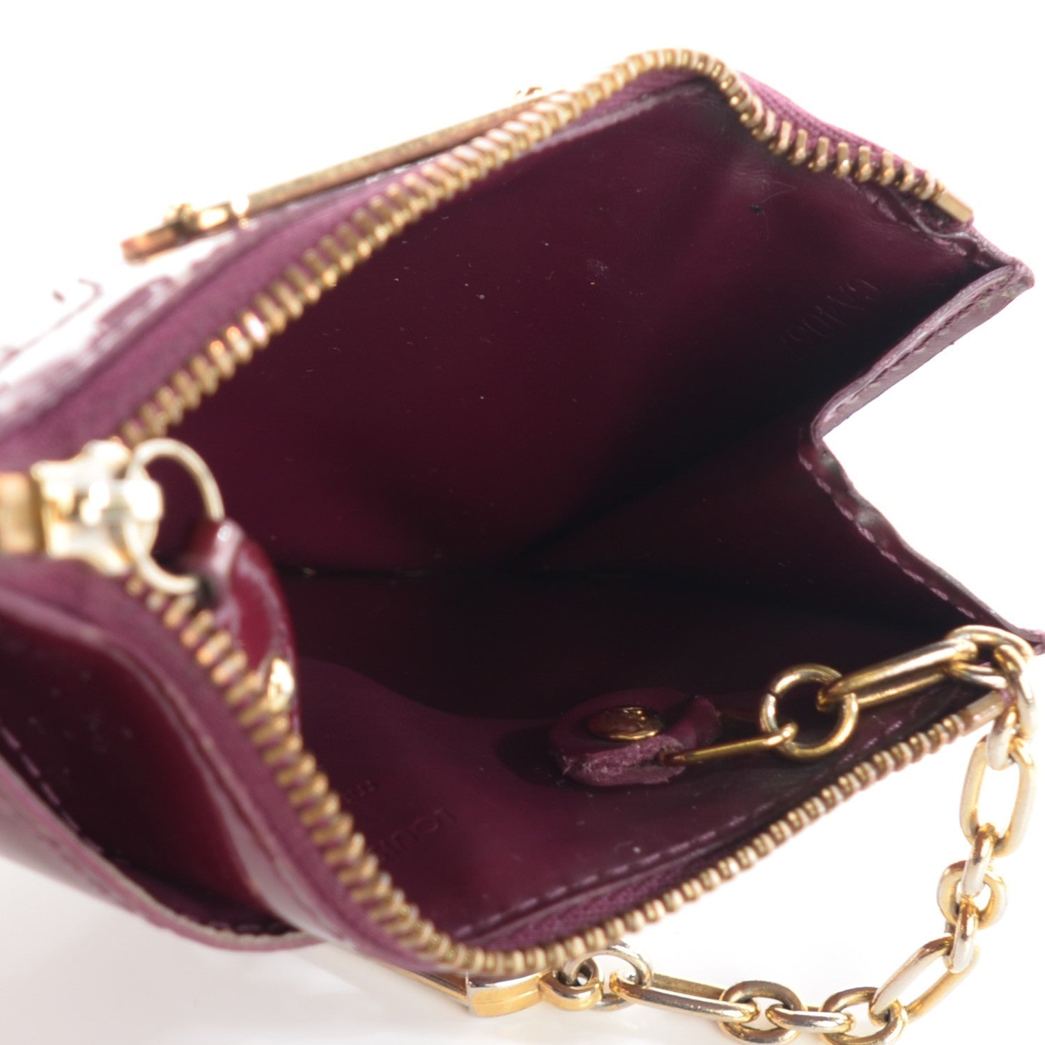 Louis Vuitton Vernis Key Pouch Violet 7 of 7