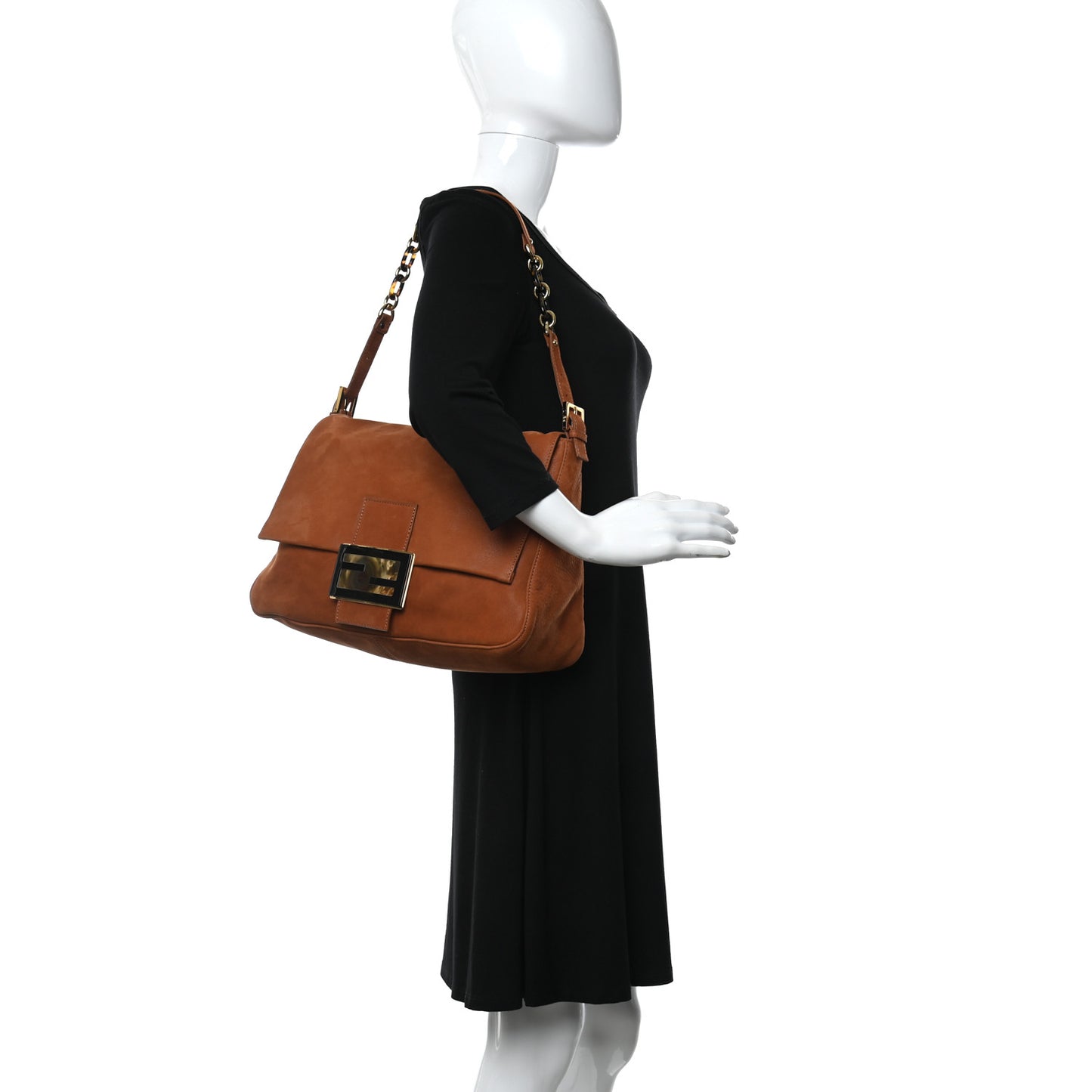 Nubuck Big Forever Mama Baguette Brown