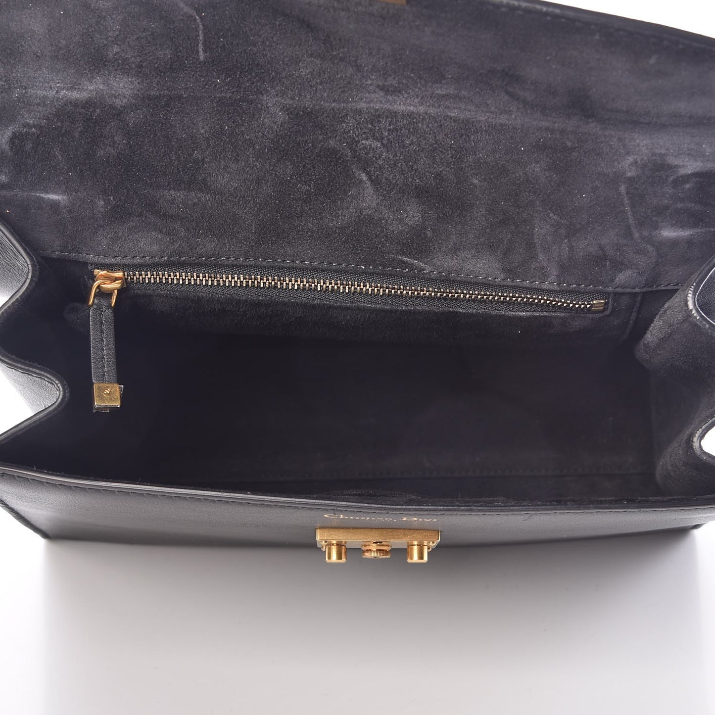 Calfskin Dioraddict Bohemian Strap Top Handle Black