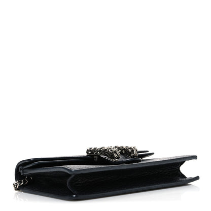 Gucci Calfskin Super Mini Dionysus Shoulder Bag Black 4 of 10