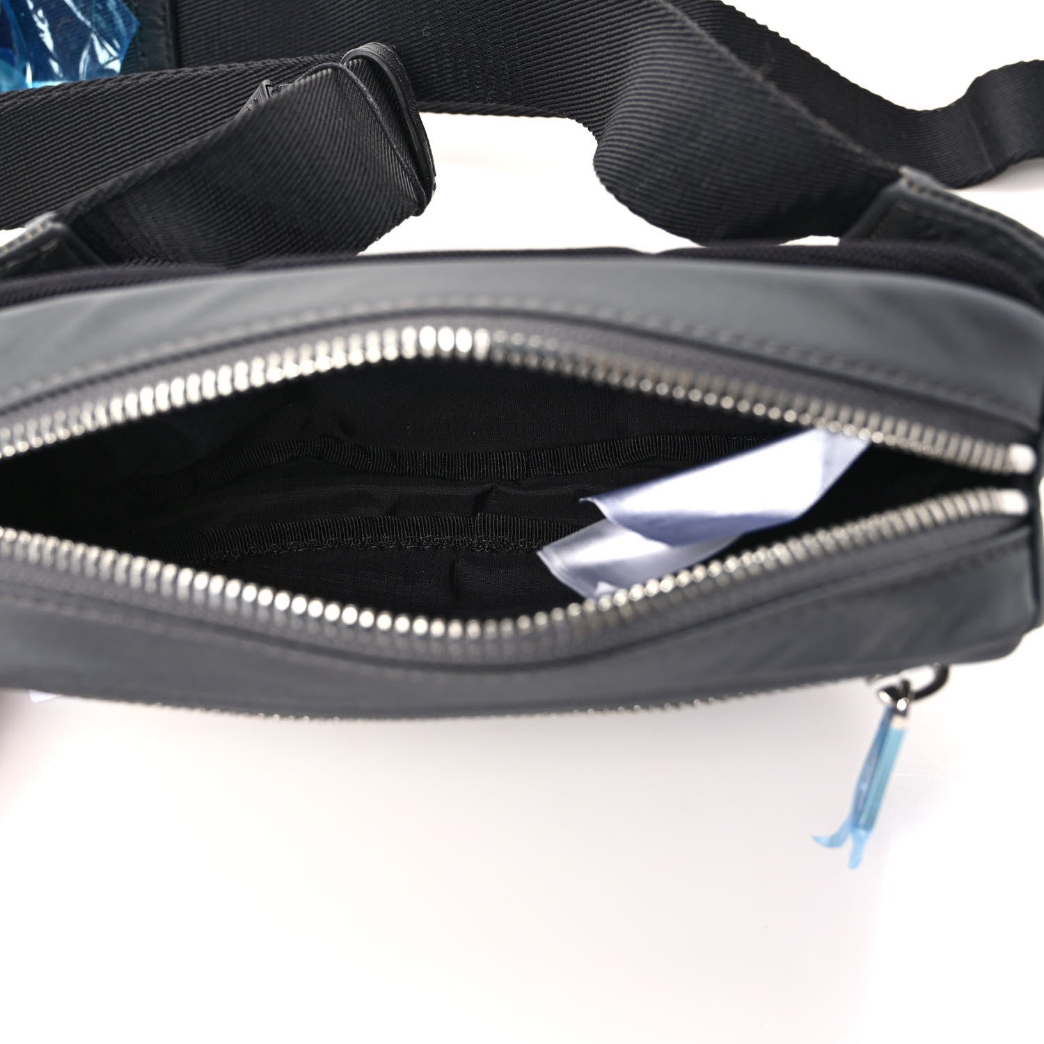 Burberry Econyl Logo Print Small Cannon Bum Bag Charcoal Grey 5 of 8