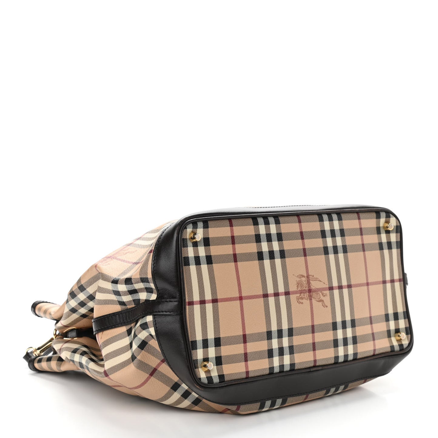 Haymarket Check Medium Golderton Tote Chocolate