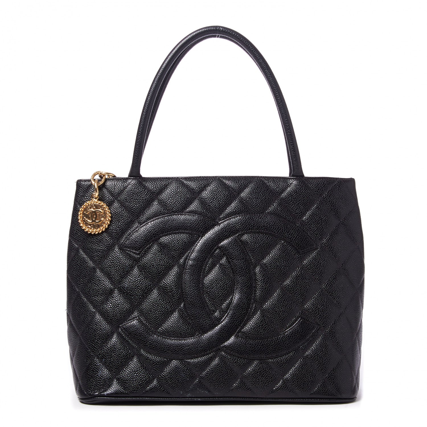 Chanel Caviar Quilted Medallion Tote Black 1 of 11