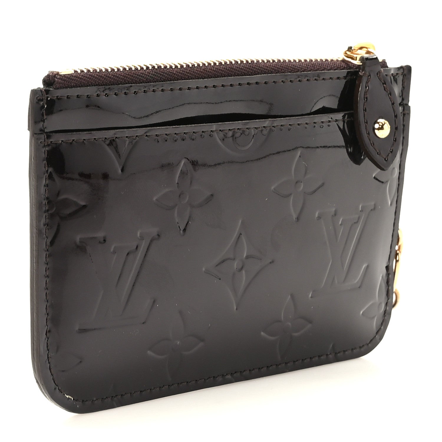 Louis Vuitton Vernis Key Pouch Amarante 3 of 7