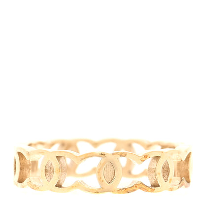 Chanel Metal CC Ring 52 6 Gold 3 of 5