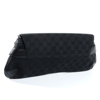 Gucci Monogram Horsebit Clutch Black 3 of 7
