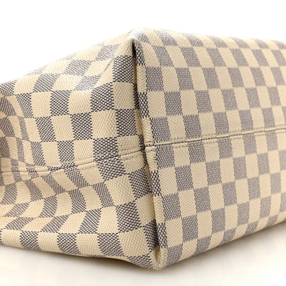 Louis Vuitton Damier Azur Graceful MM Rose Ballerine 9 of 14