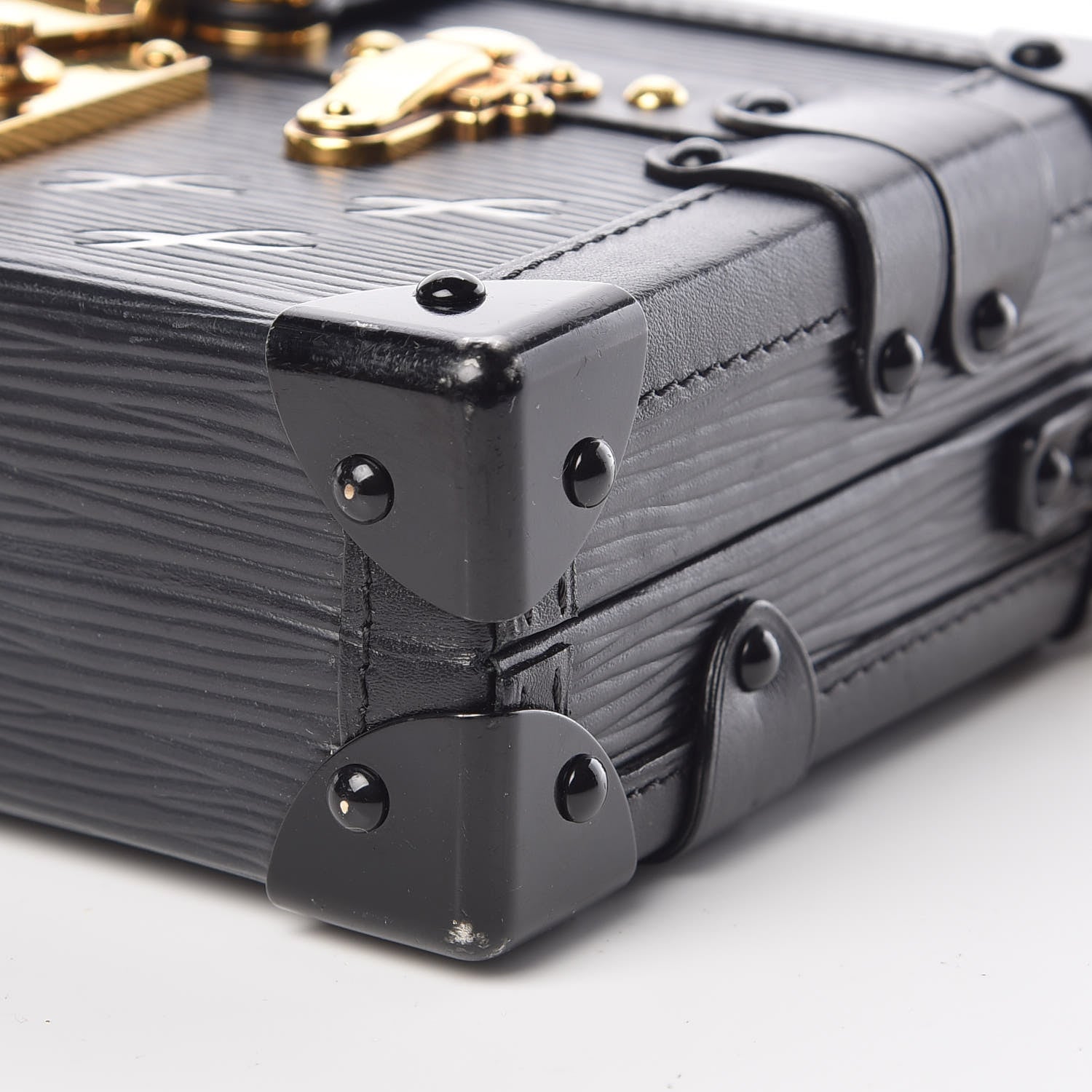 Louis Vuitton Epi Petite Malle Black 9 of 14