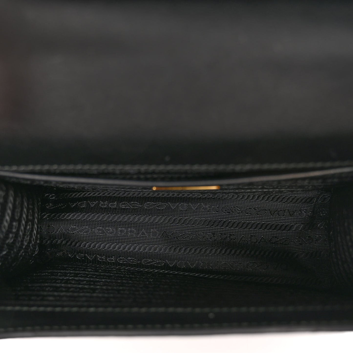 Saffiano Soft Calfskin Chain Crossbody Bag Black