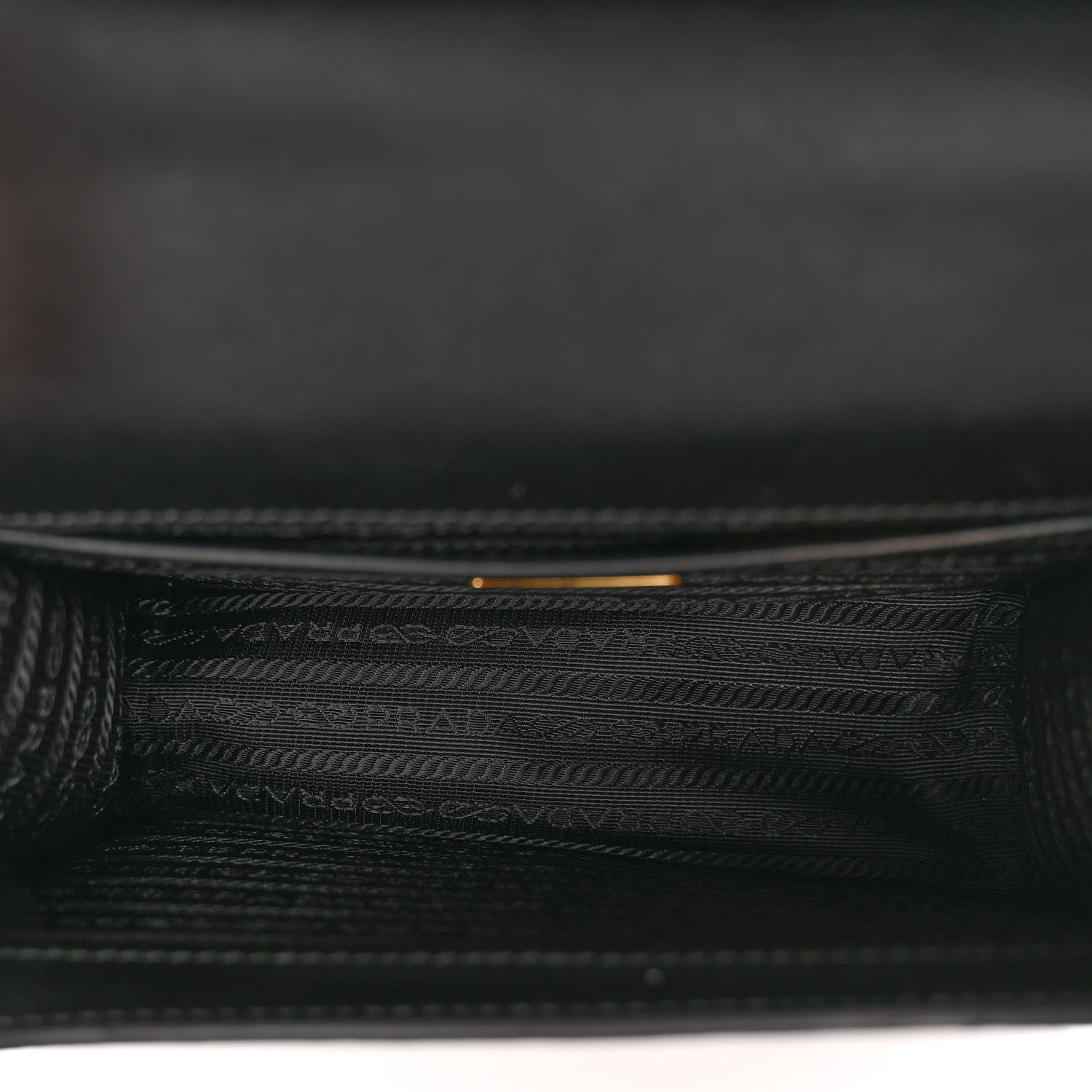 Prada Saffiano Soft Calfskin Chain Crossbody Bag Black 4 of 8