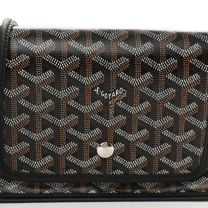 Goyard Goyardine Plumet Wallet Clutch Black 9 of 11