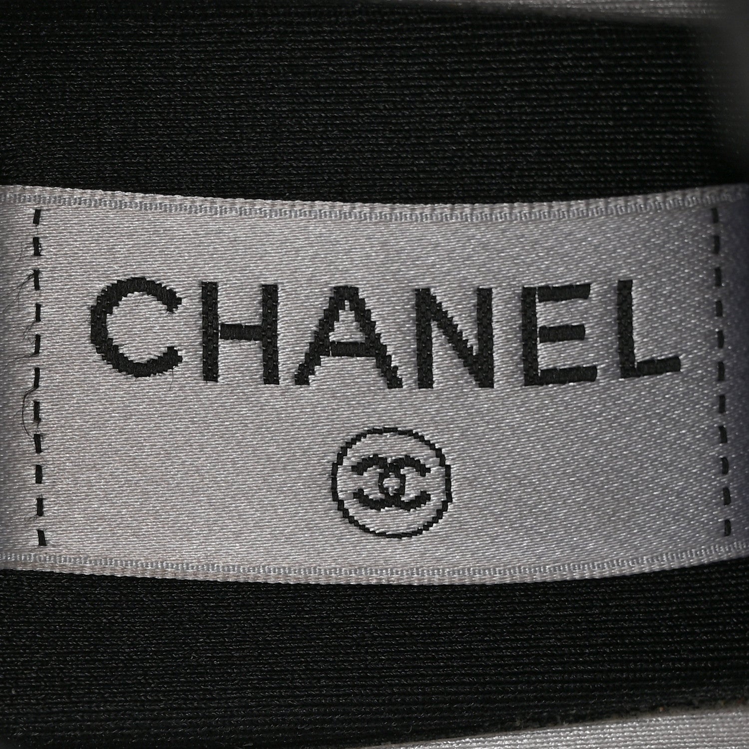 Chanel Fabric Suede Calfskin CC Sneakers 38.5 White Light Grey 8 of 11
