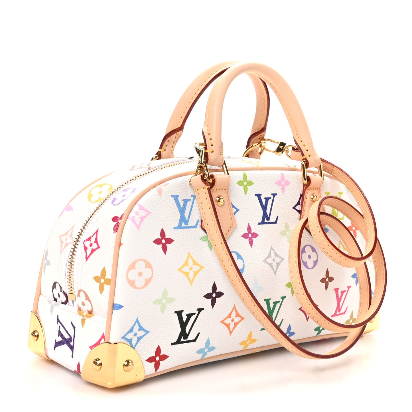 LV x TM Monogram Multicolor East West White White