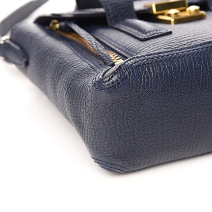 3.1 Phillip Lim 3.1 Textured Calfskin Mini Pashli Satchel Ink 12 of 16