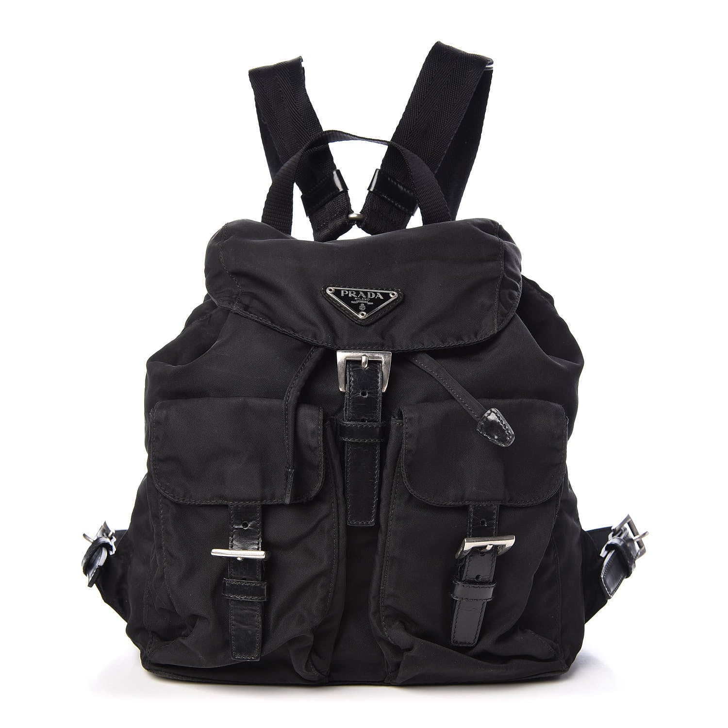 Prada Tessuto Nylon Vela Small Backpack Black 3 of 22