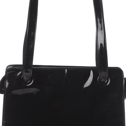 Chanel Patent Shoulder Bag Black 8 of 8