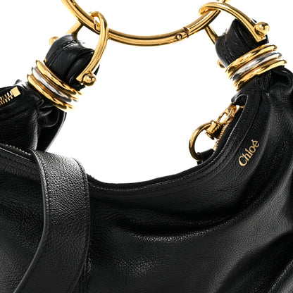 Chloe Grained Calfskin Small Bracelet Hobo Bag Black 8 of 12