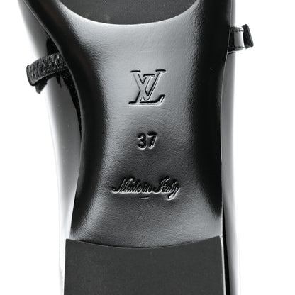 Louis Vuitton Patent Uniformes Ballet Flats 37 Black 8 of 8