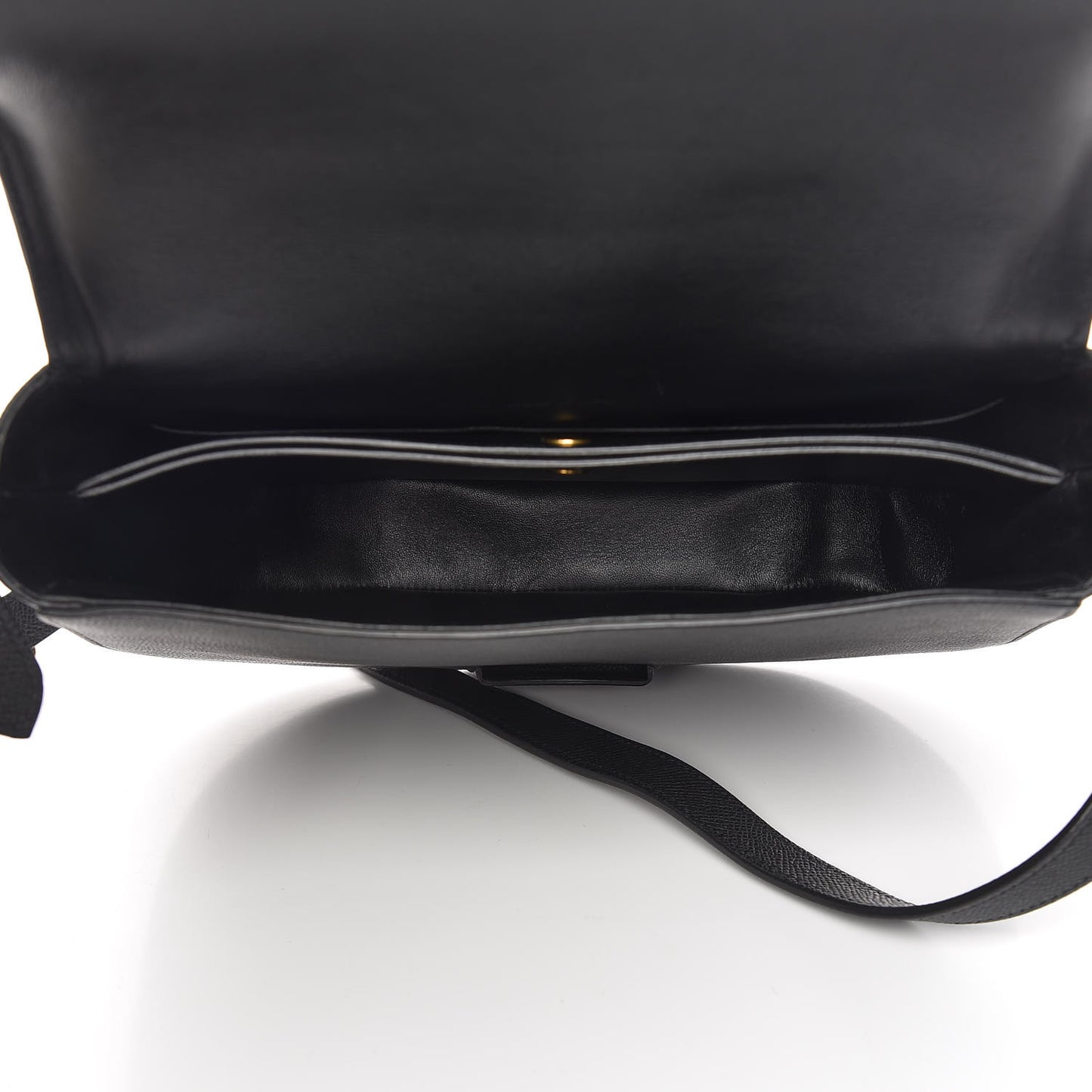 Grained Calfskin Medium Trotteur Black