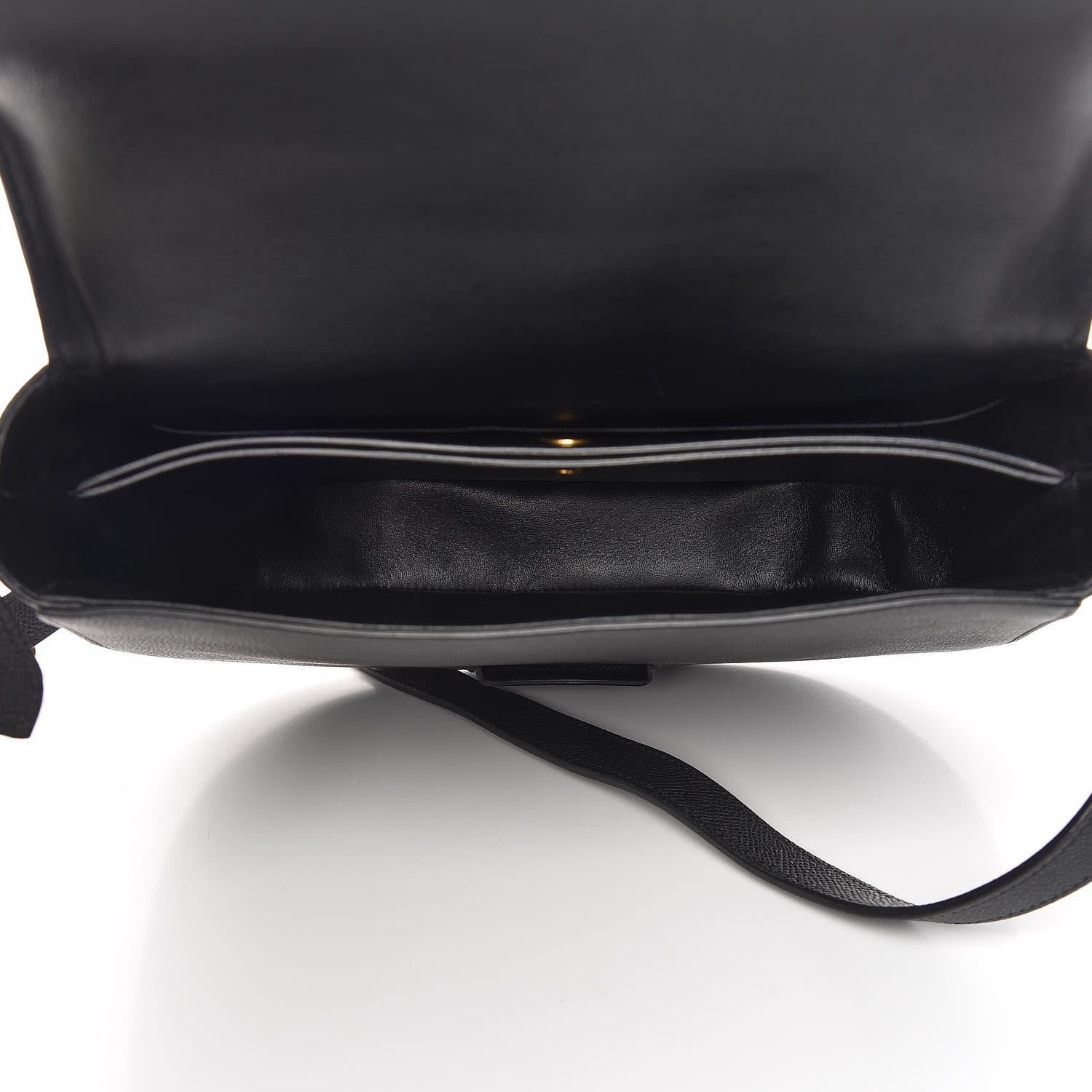 Celine Grained Calfskin Medium Trotteur Black 5 of 12