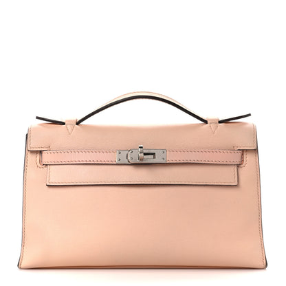 Hermes Swift Kelly Pochette Clutch Rose Eglantine 1 of 10