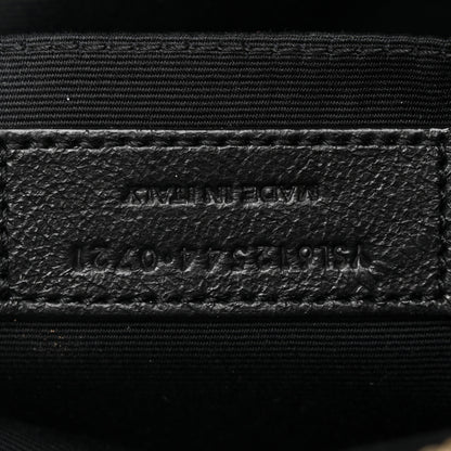 Saint Laurent Tweed Calfskin Monogram Lou Camera Bag Black 7 of 11