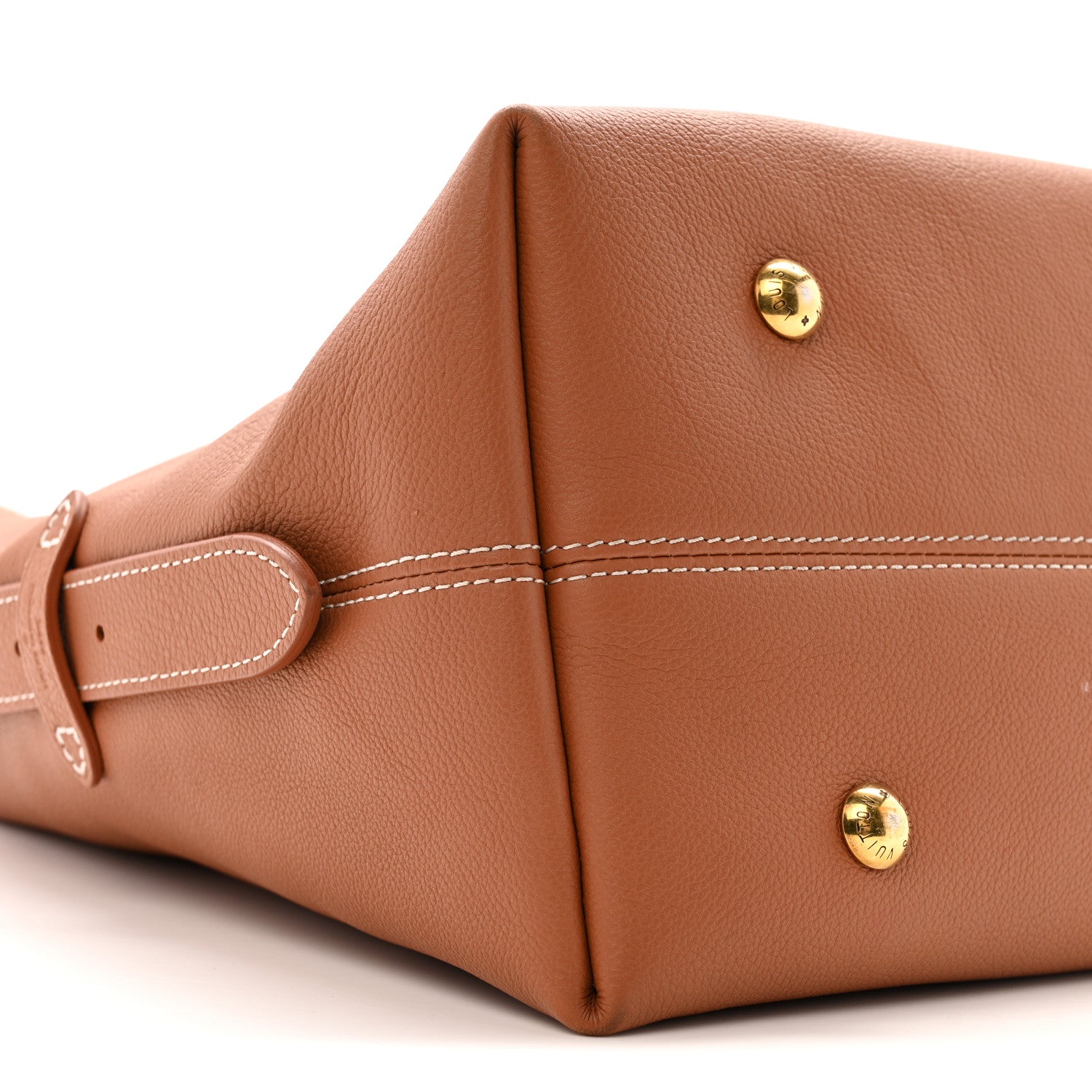 Louis Vuitton Grained Calfskin Low Key Hobo MM Cognac 8 of 12