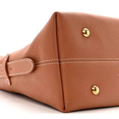 Louis Vuitton Grained Calfskin Low Key Hobo MM Cognac 8 of 12