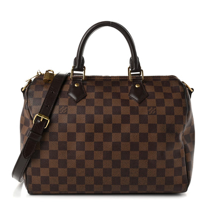 Louis Vuitton Damier Ebene Speedy Bandouliere 30 1 of 10