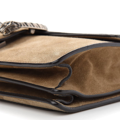 Gucci Suede Medium Dionysus Shoulder Bag Taupe 9 of 10