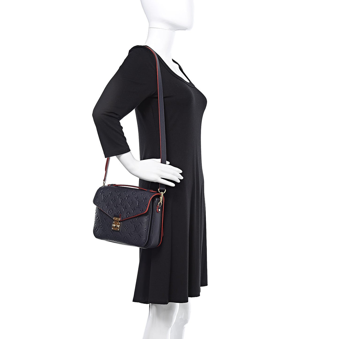Empreinte Pochette Metis Marine Rouge