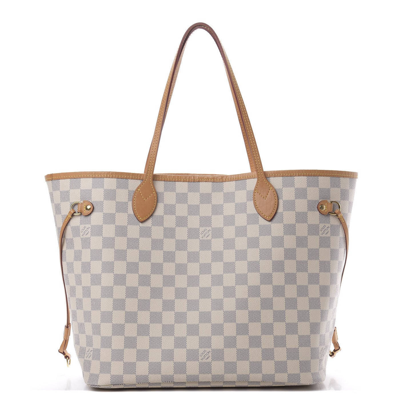 Damier Azur Neo Neverfull MM Rose Ballerine