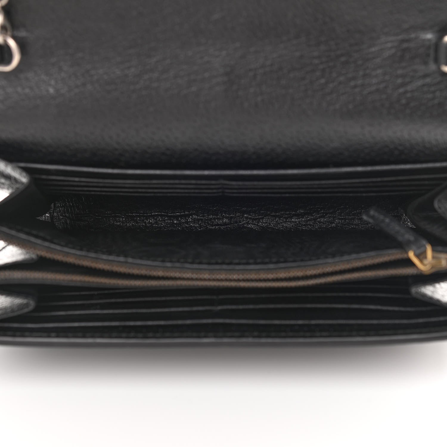 Gucci Calfskin Web Mini Dionysus Chain Wallet Black 5 of 12