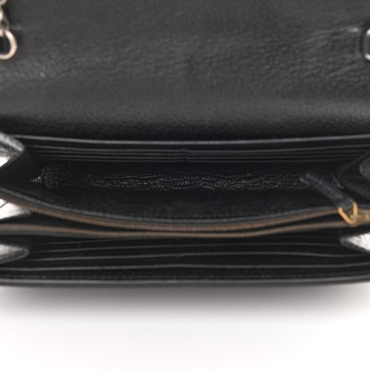 Gucci Calfskin Web Mini Dionysus Chain Wallet Black 5 of 12