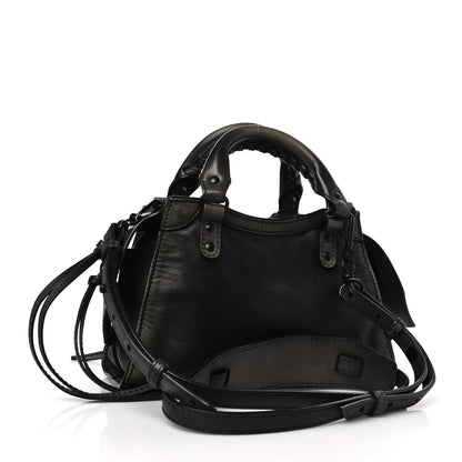 Balenciaga Used Calfskin Black Hardware Mini Neo Classic City Black 3 of 9