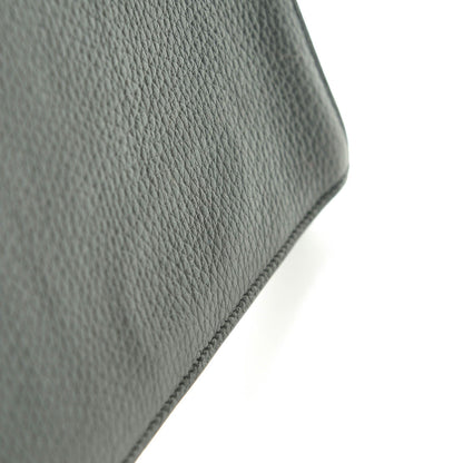 Hermes Box Calf Taurillon Clemence Faco Clutch Black 14 of 14