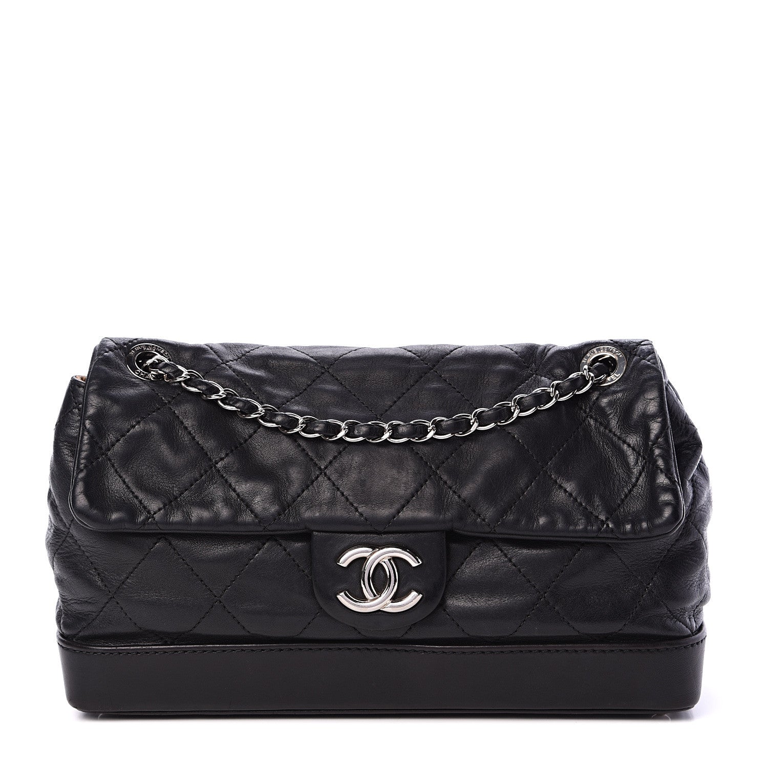 Chanel Calfskin Quilted VIP Flap Black 1 of 12