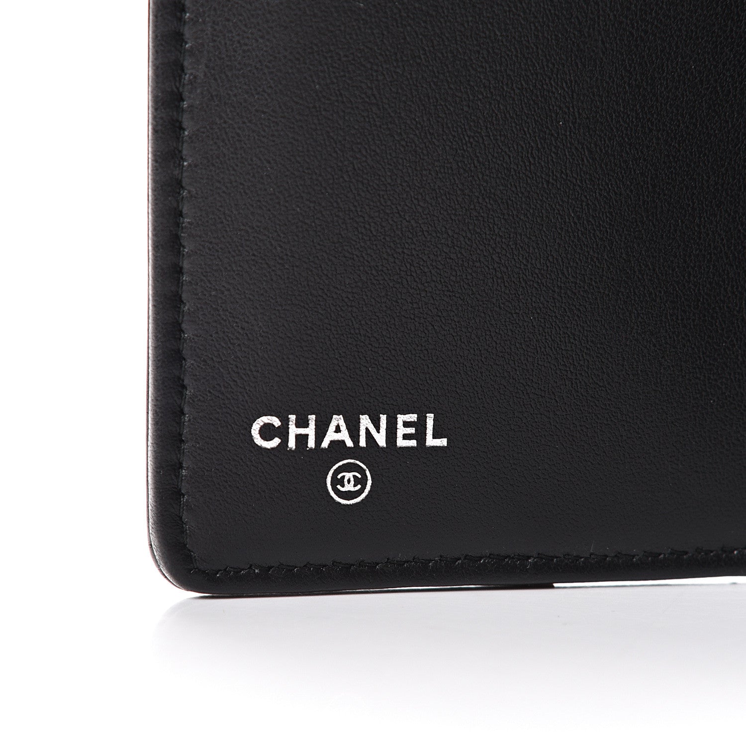 Chanel Aged Calfskin Quilted Gabrielle Yen Wallet Black 5 of 8