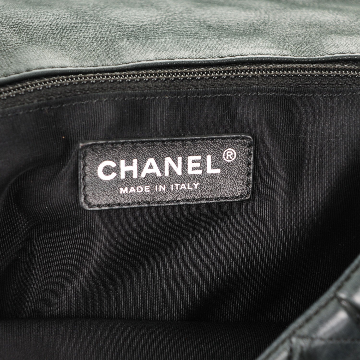 Chanel Iridescent Calfskin Large Chic Quilt Flap Black 7 of 8
