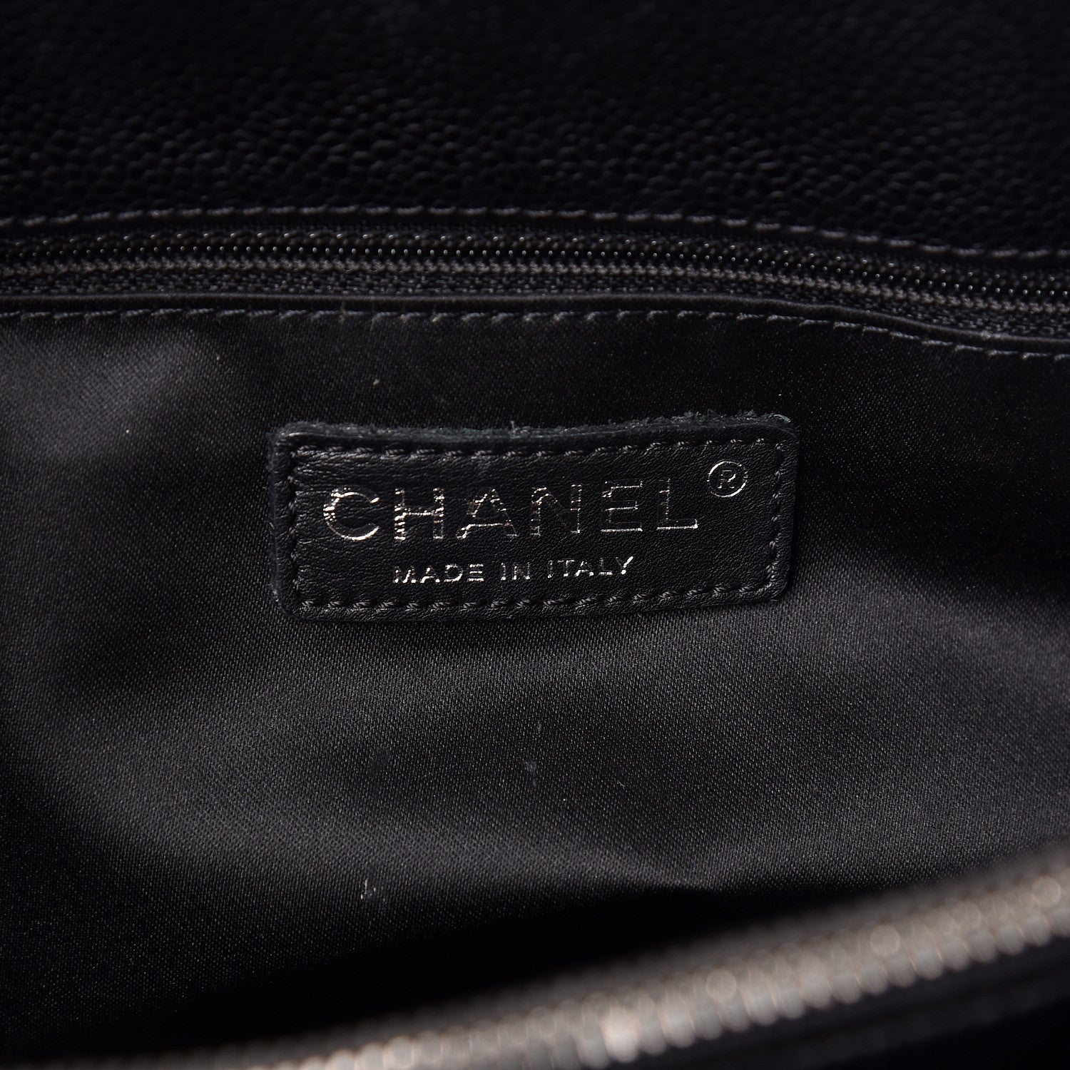 Chanel Caviar Quilted Grand Shopping Tote GST Black 6 of 11