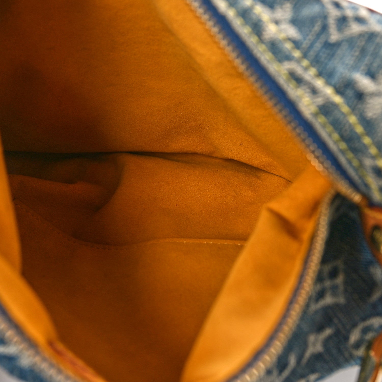 Louis Vuitton LOUIS VUITTON Monogram Denim Baggy PM Blue 5 of 10