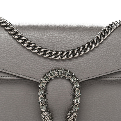 Gucci Pebbled Calfskin Small Dionysus Shoulder Bag Dusty Grey 8 of 11