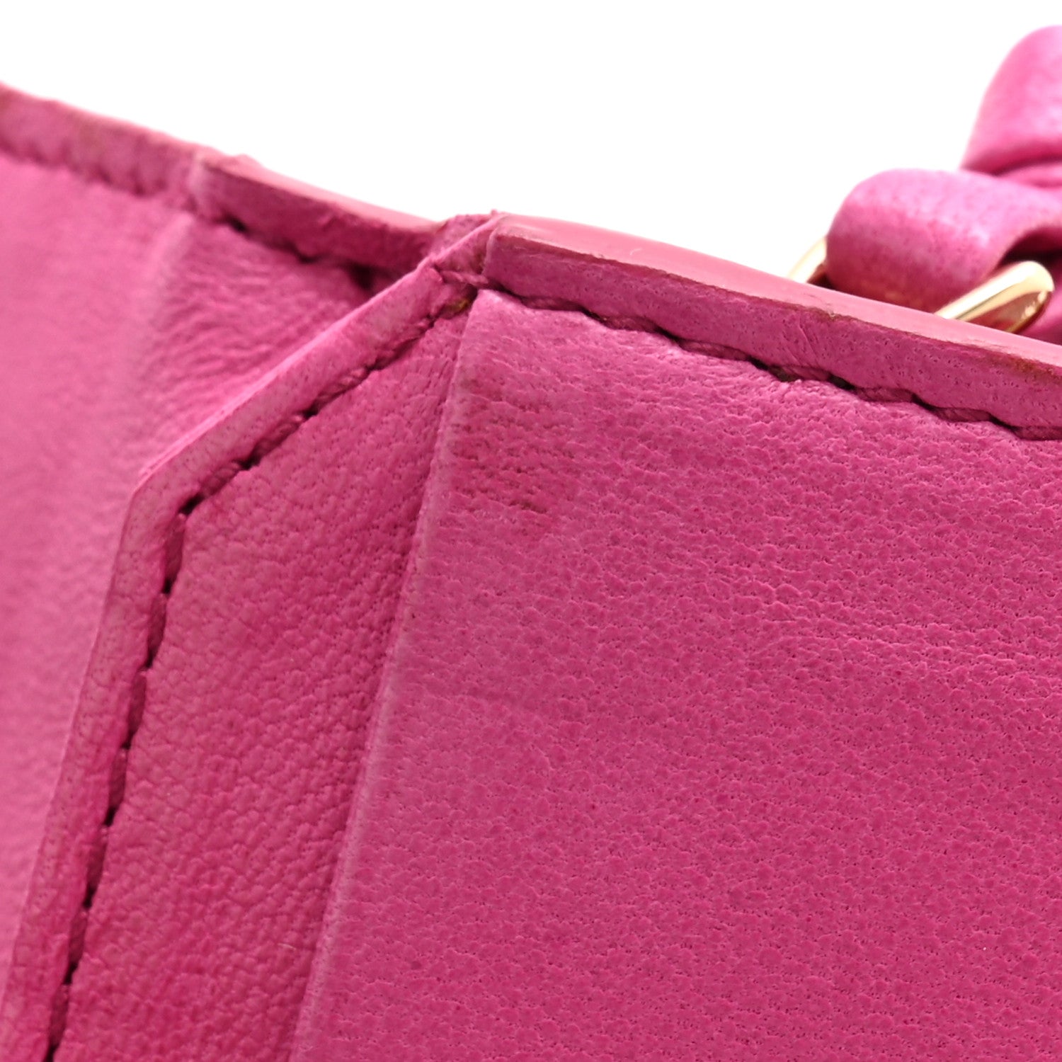 Bottega Veneta Nappa Intrecciato Continental Snap Wallet Fuchsia 9 of 9