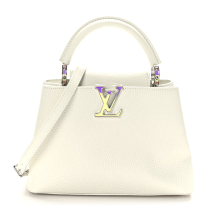 Louis Vuitton Shimmered Taurillon Braided Chain LV SKI Capucines BB Snow 1 of 7